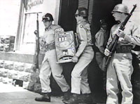 National Guard with slot machine